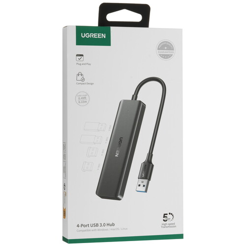 Купить USB-разветвитель Ugreen CM219  9154685. Характеристики, отзывы и цены в Донецке