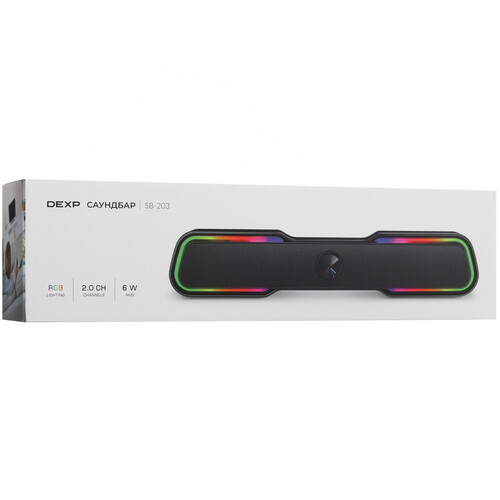 Купить Саундбар DEXP SB-203 черный  9089885. Характеристики, отзывы и цены в Донецке