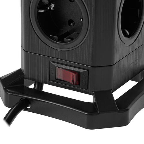 Купить Сетевой фильтр QUMO Power Block System PD1 12SP5U (P-0003) черный  5416306. Характеристики, отзывы и цены в Донецке