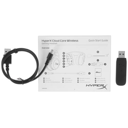 Купить Беспроводные наушники HyperX Cloud Core Wireless черный 2022  5056735. Характеристики, отзывы и цены в Донецке