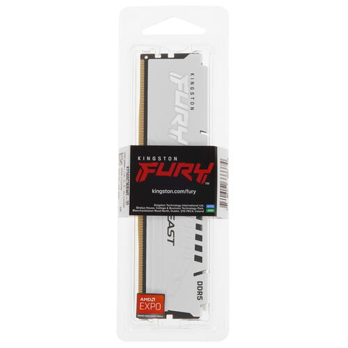 Купить Оперативная память Kingston FURY Beast White AMD  5406591. Характеристики, отзывы и цены в Донецке