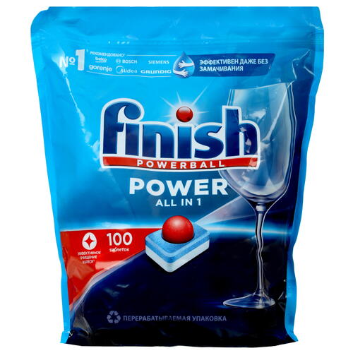 Купить Средство для ПММ Finish Power All in 1  5029141. Характеристики, отзывы и цены в Донецке