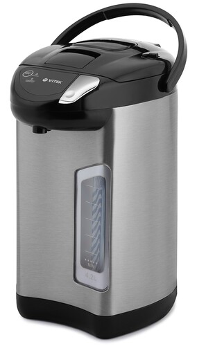 Купить Термопот Vitek VT-1199 серебристый  9052770. Характеристики, отзывы и цены в Донецке