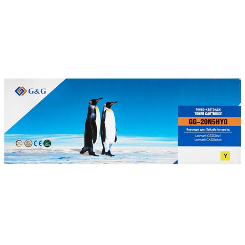 Купить Картридж лазерный G&G GG-20N5HY0 желтый  9146346. Характеристики, отзывы и цены в Донецке