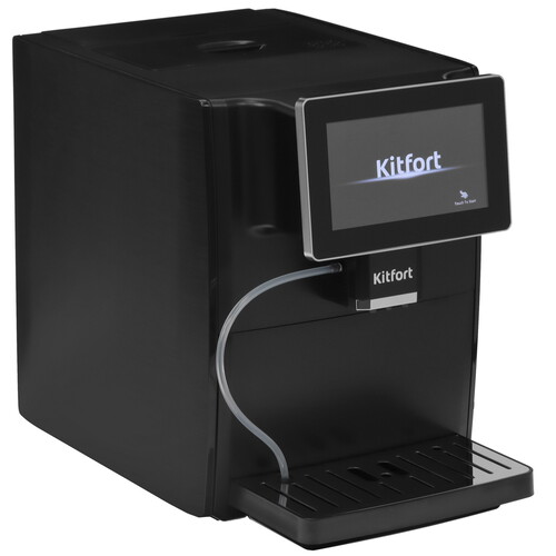 Купить Кофемашина автоматическая Kitfort КТ-7374 черный  9060036. Характеристики, отзывы и цены в Донецке