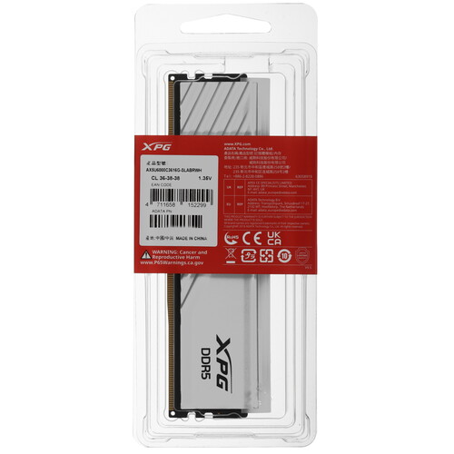 Купить Оперативная память ADATA XPG Lancer Blade RGB [AX5U6000C3616G-SLABRWH] 16 ГБ  5636874. Характеристики, отзывы и цены в Донецке