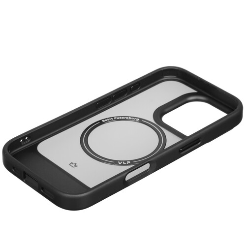 Купить Накладка  VLP Reels Case with MagSafe для Apple iPhone 16 Pro черный/прозрачный  5487089. Характеристики, отзывы и цены в Донецке