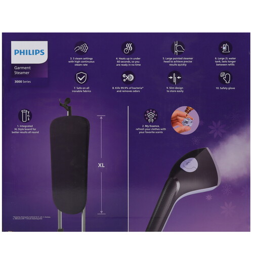 Купить Отпариватель Philips STE3180/30 фиолетовый  5498049. Характеристики, отзывы и цены в Донецке