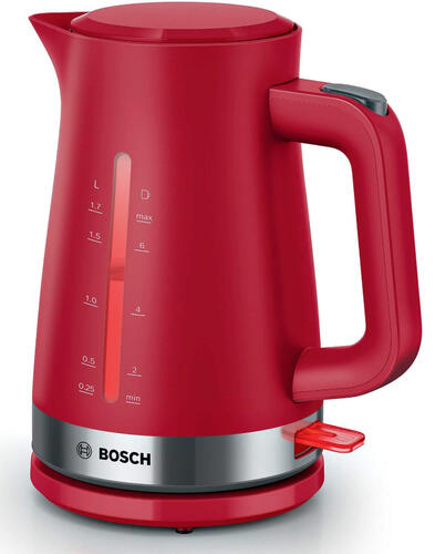 Купить Электрочайник Bosch TWK4M224 красный  9101955. Характеристики, отзывы и цены в Донецке