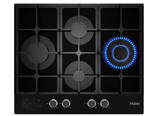 Купить Газовая варочная поверхность Haier HHX-G64CWSB  9300386. Характеристики, отзывы и цены в Донецке