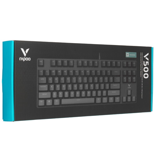 Купить Клавиатура  проводная Rapoo V500 Alloy  9125949. Характеристики, отзывы и цены в Донецке