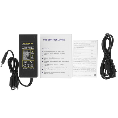 Купить Коммутатор ORIENT SWP-7508POE/2P 24V  9987791. Характеристики, отзывы и цены в Донецке