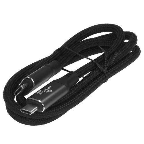 Купить Кабель круглый Cablexpert USB Type-C - USB Type-C черный 1 м  5452426. Характеристики, отзывы и цены в Донецке