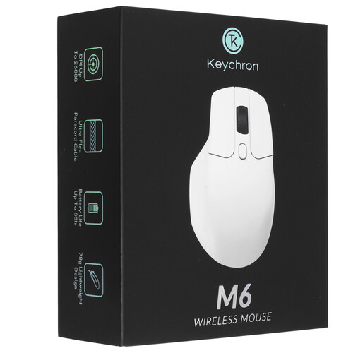 Купить Мышь беспроводная/проводная Keychron M6  9192101. Характеристики, отзывы и цены в Донецке