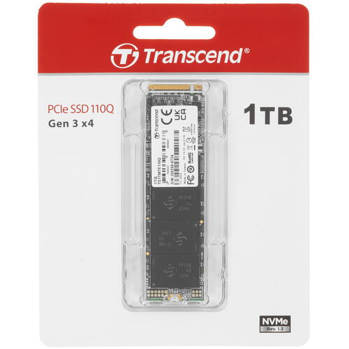Купить 1000 ГБ M.2 NVMe накопитель Transcend 110Q [TS1TMTE110Q]  9906966. Характеристики, отзывы и цены в Донецке