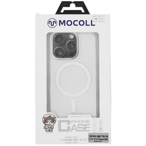 Купить Накладка  MOCOLL Crystal V Series для Apple iPhone 16 Pro прозрачный  5493000. Характеристики, отзывы и цены в Донецке