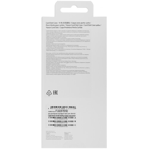 Купить Накладка  Samsung Card Slot Case для Samsung Galaxy A16 4G черный  5495187. Характеристики, отзывы и цены в Донецке