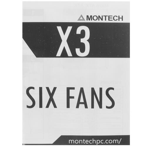Купить Корпус MONTECH X3 GLASS  4887502. Характеристики, отзывы и цены в Донецке