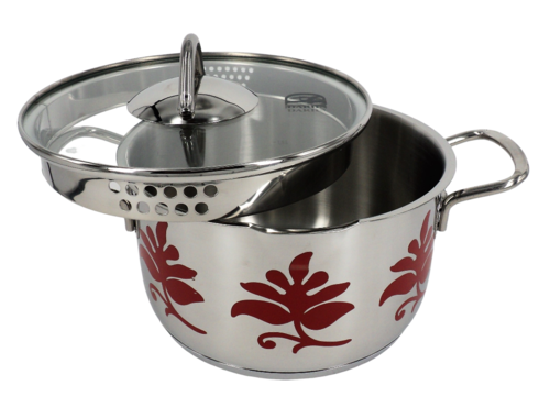 Купить Кастрюля Dariis Cinar CNR-722 3.1 л 20 см серебристый  9174056. Характеристики, отзывы и цены в Донецке