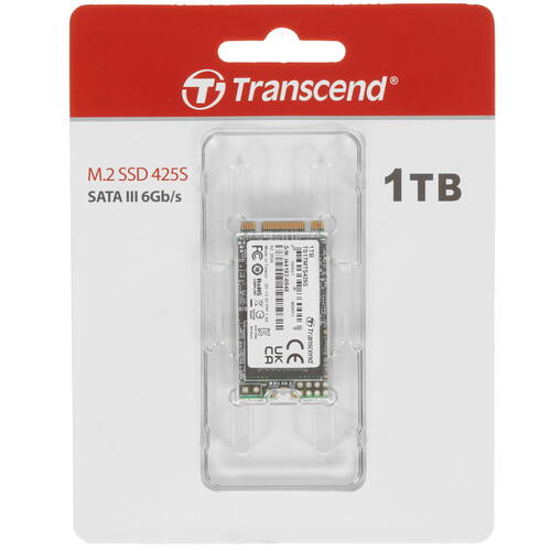 Купить 1000 ГБ M.2 SATA накопитель Transcend SSD 425S [TS1TMTS425S]  9942169. Характеристики, отзывы и цены в Донецке