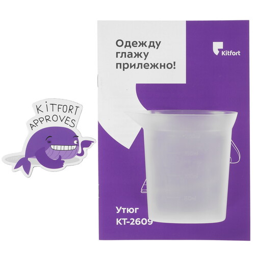 Купить Утюг Kitfort КТ-2609 черный  9231660. Характеристики, отзывы и цены в Донецке