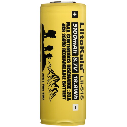 Купить Аккумулятор LiitoKala Lii-51S with PCB 5100 мА*ч  9212355. Характеристики, отзывы и цены в Донецке