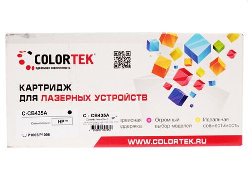 Купить Картридж лазерный Colortek CB435A черный  1076225. Характеристики, отзывы и цены в Донецке
