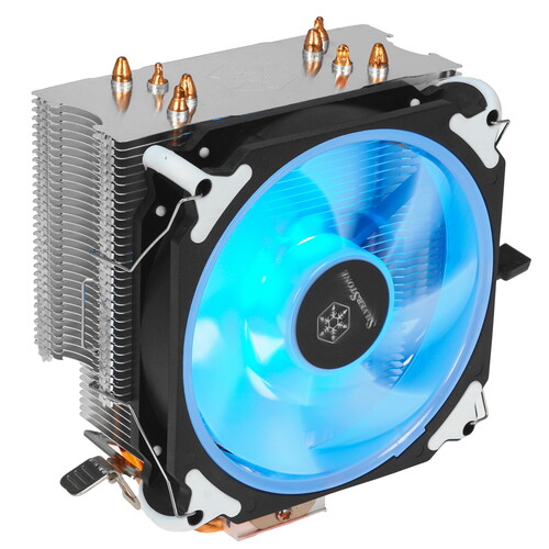 Купить Кулер для процессора SilverStone Argon AR12-RGB [G530AR12RGB0020]  5615118. Характеристики, отзывы и цены в Донецке
