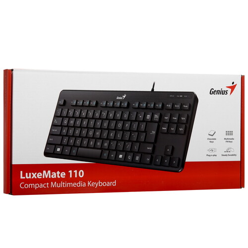 Купить Клавиатура  проводная Genius LuxeMate 110  9140222. Характеристики, отзывы и цены в Донецке
