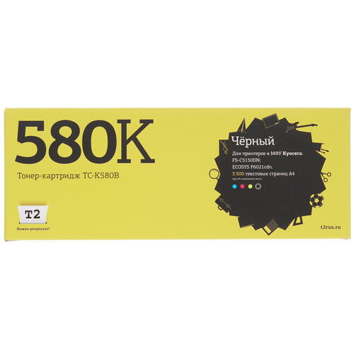 Купить Картридж лазерный T2 TC-K580B черный  7963684. Характеристики, отзывы и цены в Донецке
