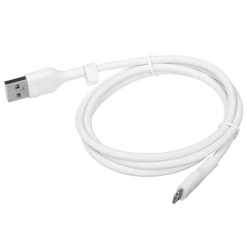 Купить Кабель круглый Belkin Lightning 8-pin - USB 2.0 Type-A белый 1 м  5605596. Характеристики, отзывы и цены в Донецке