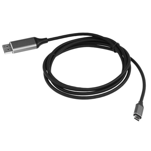 Купить Кабель однонаправленный VCOM USB Type-C - DisplayPort, 1.8 м  5471492. Характеристики, отзывы и цены в Донецке
