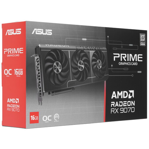 Купить Видеокарта ASUS AMD Radeon 9070 PRIME OC Edition  5620383. Характеристики, отзывы и цены в Донецке