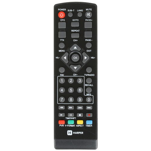 Купить Приставка для цифрового ТВ Harper HDT2-5010 черный  8107458. Характеристики, отзывы и цены в Донецке