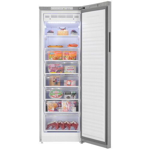 Купить Морозильный шкаф  Бирюса C6047SN серебристый  9967566. Характеристики, отзывы и цены в Донецке