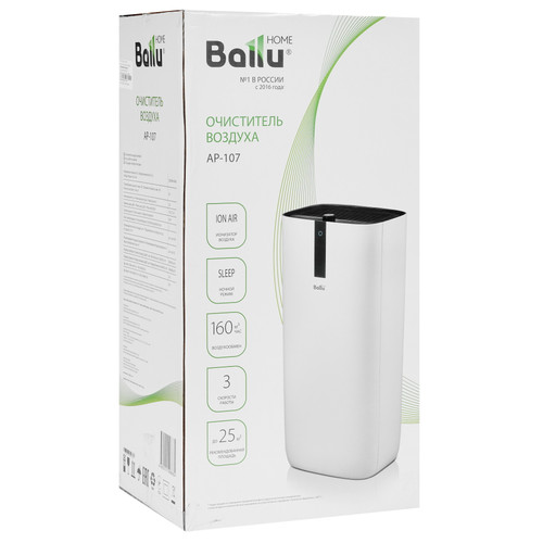 Купить Очиститель воздуха Ballu AP-107 белый  5314420. Характеристики, отзывы и цены в Донецке