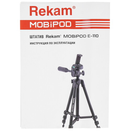 Купить Штатив Rekam MOBIPOD E-110 черный  5362748. Характеристики, отзывы и цены в Донецке