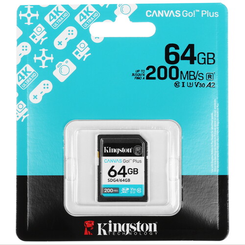 Купить Карта памяти Kingston SDXC 64 ГБ  5634448. Характеристики, отзывы и цены в Донецке