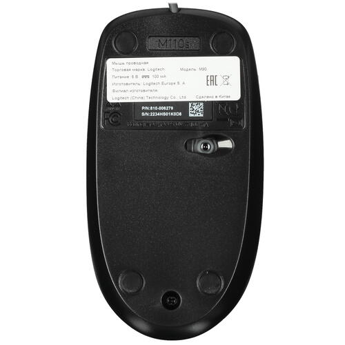 Купить Мышь проводная Logitech M110 Silent  5060441. Характеристики, отзывы и цены в Донецке