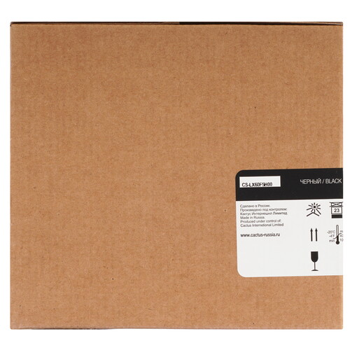 Купить Картридж лазерный Cactus CS-LX60F5H00 черный  9065220. Характеристики, отзывы и цены в Донецке