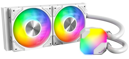 Купить Система охлаждения Montech HyperFlow 240 ARGB  белая  5464340. Характеристики, отзывы и цены в Донецке