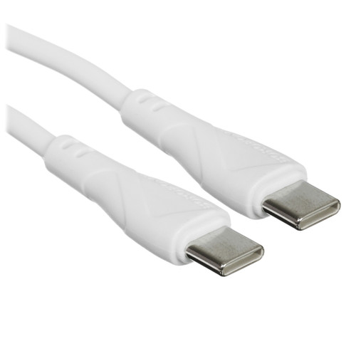 Купить Кабель Borofone USB Type-C - USB Type-C белый  5635386. Характеристики, отзывы и цены в Донецке