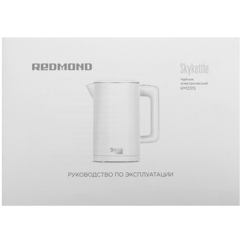 Купить Электрочайник Redmond SkyKettle KM231S белый  9106555. Характеристики, отзывы и цены в Донецке