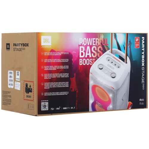 Купить Портативная аудиосистема JBL PartyBox Stage 320, белый  5610713. Характеристики, отзывы и цены в Донецке