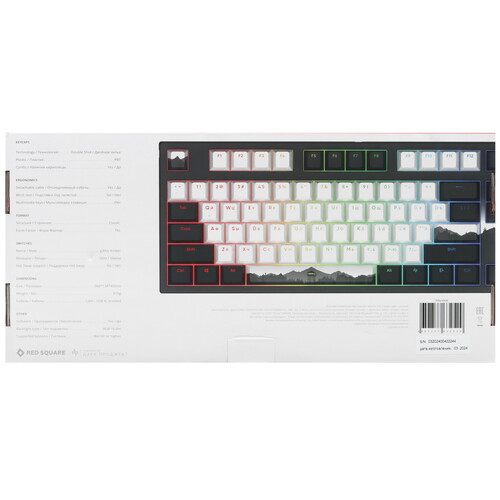 Купить Клавиатура  проводная Red Square Keyrox TKL Classic Noir  5445810. Характеристики, отзывы и цены в Донецке