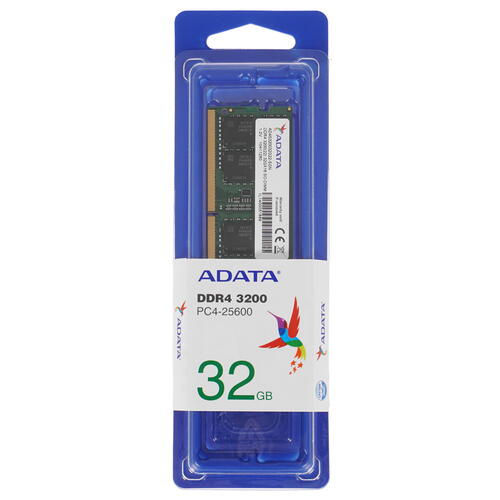 Купить Оперативная память SODIMM ADATA Premier [AD4S320032G22-SGN] 32 ГБ  4853738. Характеристики, отзывы и цены в Донецке