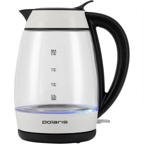 Купить Электрочайник Polaris PWK 2006CGL белый  9932275. Характеристики, отзывы и цены в Донецке
