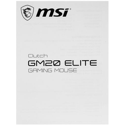 Купить Мышь проводная MSI Clutch GM20 Elite  5309721. Характеристики, отзывы и цены в Донецке