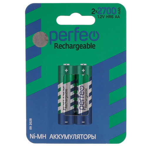 Купить Аккумулятор Perfeo PFAA2700/2BL 2700 мА*ч  9182467. Характеристики, отзывы и цены в Донецке