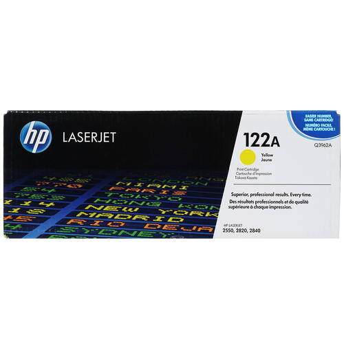 Купить Картридж лазерный HP 122A (Q3962A) желтый, с чипом  0112014. Характеристики, отзывы и цены в Донецке